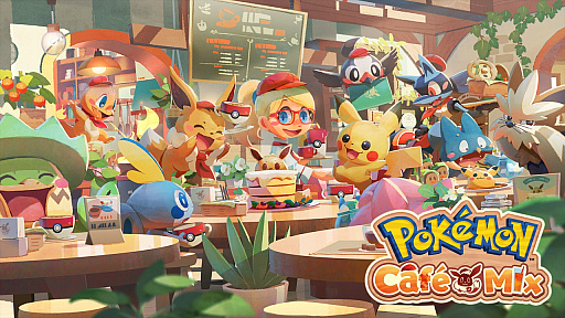 画像ギャラリー No.001のサムネイル画像 / ポケモンたちとカフェを経営するパズルゲーム「Pokémon Café Mix」のリリース日が6月24日に決定。オープニング映像が公開