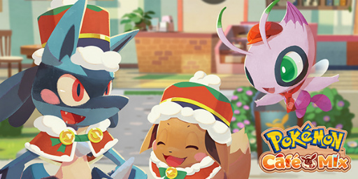 画像ギャラリー No.001のサムネイル画像 / 「Pokemon Cafe Mix」クリスマス企画&色違いセレビィが公開