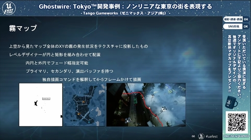 画像ギャラリー No.022のサムネイル画像 / 「Ghostwire: Tokyo™開発事例:ノンリニアな東京の街を表現する」聴講レポート。最先端の映像表現で描かれた渋谷は,いかにして生まれたのか