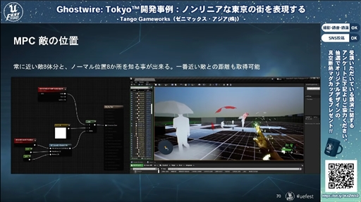 画像ギャラリー No.024のサムネイル画像 / 「Ghostwire: Tokyo™開発事例:ノンリニアな東京の街を表現する」聴講レポート。最先端の映像表現で描かれた渋谷は,いかにして生まれたのか