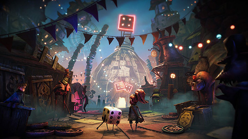 画像ギャラリー No.003のサムネイル画像 / 新作アクションADV「Lost in Random」のストーリートレイラーが公開。ダイスですべてが決まる世界でイチかバチかの大勝負