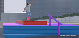 画像ギャラリー No.005のサムネイル画像 / 「skate.」PVばりのトリックを決めるシーンから,明らかにスケボーしてない場面までたっぷりな新規プレイ映像