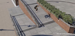 画像ギャラリー No.006のサムネイル画像 / 「skate.」PVばりのトリックを決めるシーンから,明らかにスケボーしてない場面までたっぷりな新規プレイ映像