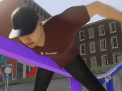 「skate.」PVばりのトリックを決めるシーンから，明らかにスケボーしてない場面までたっぷりな新規プレイ映像