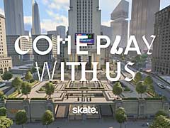 EAのスケートボードゲーム「skate.」で，今秋コンシューマ版のテストを実施