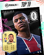 画像ギャラリー No.002のサムネイル画像 / 「FIFA 21」，今年のトップ100プレイヤーが発表。1位はメッシ選手，2位はC・ロナウド選手，3位はロベルト・レヴァンドフスキ選手に