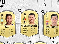 「FIFA 21」，今年のトップ100プレイヤーが発表。1位はメッシ選手，2位はC・ロナウド選手，3位はロベルト・レヴァンドフスキ選手に