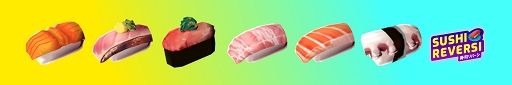 画像ギャラリー No.005のサムネイル画像 / 「SUSHI REVERSI〜寿司リバーシ〜」寿司の日を記念して500円セールを実施中