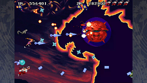 画像ギャラリー No.006のサムネイル画像 / 横スクロールシューティング「戦国ブレード」がSteamで本日配信スタート。スコアアタックモードとオンラインランキングが実装