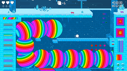 画像ギャラリー No.002のサムネイル画像 / 「Spinch」がSteamでリリース。サイケデリックな世界観が特徴の高難度横スクロールアクション