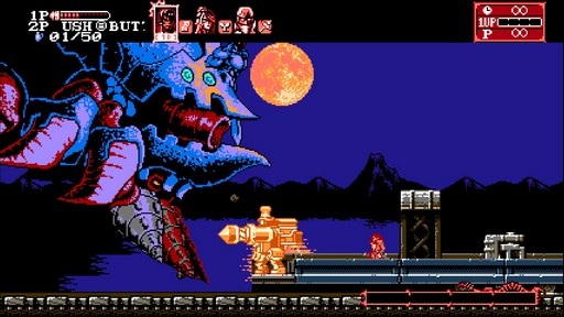 画像ギャラリー No.007のサムネイル画像 / 「Bloodstained: Curse of the Moon 2」アルファ版のインプレッション。正統派ACTの骨太なプレイ感と,個性豊かな仲間との役割分担が楽しい