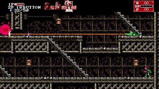 画像ギャラリー No.014のサムネイル画像 / 「Bloodstained: Curse of the Moon 2」アルファ版のインプレッション。正統派ACTの骨太なプレイ感と,個性豊かな仲間との役割分担が楽しい