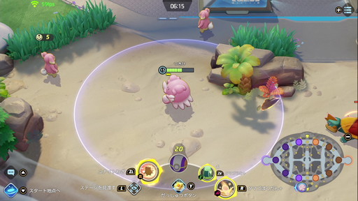 画像ギャラリー No.005のサムネイル画像 / 「Pokémon UNITE」のハピナスは,味方を支援することに長けたサポート型ポケモン。アタッカーを支えて勝利を掴もう