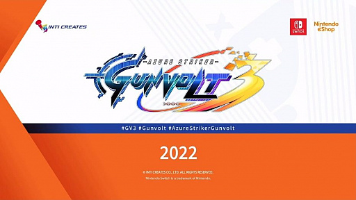 画像ギャラリー No.001のサムネイル画像 / 「蒼き雷霆 ガンヴォルト 鎖環」の発売時期が2022年に決定。公式Twitterでは稲船敬二氏によるビデオメッセージも公開