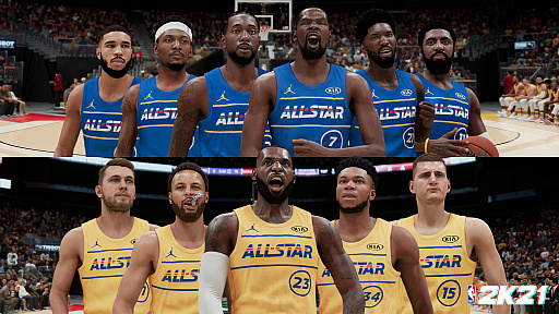 画像ギャラリー No.001のサムネイル画像 / 「NBA 2K21」,最新の選手レーティングが発表。“NBA オールスター 2021”が開催