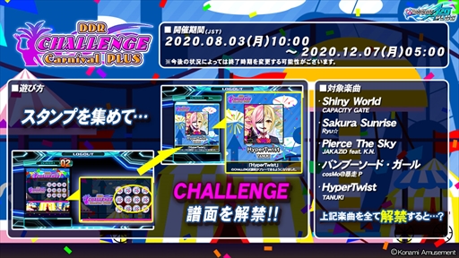画像ギャラリー No.002のサムネイル画像 / 「DDR A20 PLUS」,譜面解禁イベント“DDR CHALLENGE Carnival PLUS”が開催中