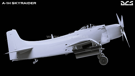 画像ギャラリー No.002のサムネイル画像 / 「DCS World」,機体モジュール「DCS: A-1H Skyraider」の制作を発表。巨大なペイロードと長い航続距離を誇る“スパッド”がDCSに参戦