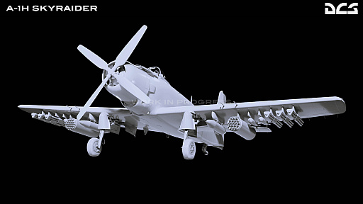 画像ギャラリー No.005のサムネイル画像 / 「DCS World」,機体モジュール「DCS: A-1H Skyraider」の制作を発表。巨大なペイロードと長い航続距離を誇る“スパッド”がDCSに参戦