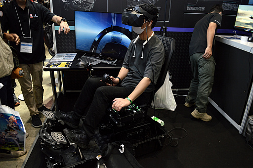 画像ギャラリー No.006のサムネイル画像 / ［TGS2023］なぜ一式2000万円の軍事用フライトシムがブースに？　RAZBAM JAPANの出展内容について，いろいろ聞いてきた