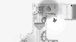 画像ギャラリー No.007のサムネイル画像 / モノトーンの世界で展開する新作アクションADV「Nevaeh（ネバエ）」がPCとSwitchでリリースへ。街の光を取り戻すため冒険する少女の物語