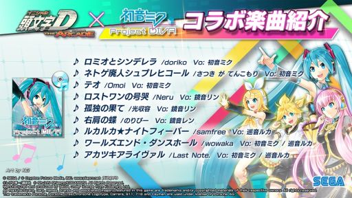 画像ギャラリー No.014のサムネイル画像 / 「頭文字D THE ARCADE」で「初音ミク -Project DIVA-」とのコラボイベント開催