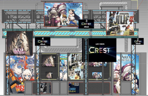画像ギャラリー No.002のサムネイル画像 / TGS 2022のCRESTブースに日替わりでコスプレイヤー&インフルエンサーが登場