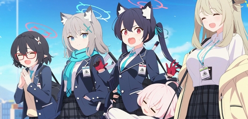 画像ギャラリー No.001のサムネイル画像 / Yostarの新作「ブルーアーカイブ」先行プレイレポート。表情がコロコロ変わる生徒や，物語を読ませる環境作りのこだわりが光る一作
