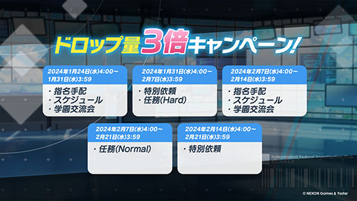 画像ギャラリー No.027のサムネイル画像 / 「ブルアカ」にアコ（ドレス），マコト，ヒナ（ドレス）ら限定生徒が1月24日より順次登場。イブキを獲得できる新イベントも開始