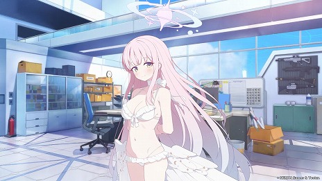 画像ギャラリー No.015のサムネイル画像 / 「ブルーアーカイブ」水着姿のナギサ＆ミカのピックアップ募集を開始。一部攻撃パターンを変更した総力戦「市街地戦・ホド」を開催