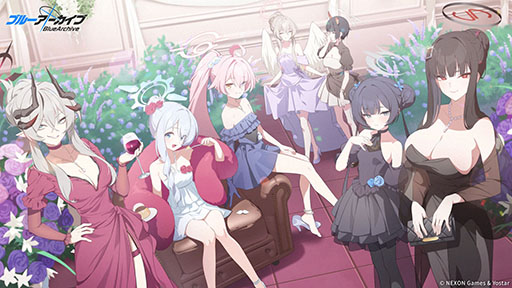 画像ギャラリー No.033のサムネイル画像 / 「ブルアカ」にドレス姿のツクヨ,ミチルが参戦。12月24日にスタートするゲーム内イベントは忍術研究部にフォーカスした物語を楽しめる