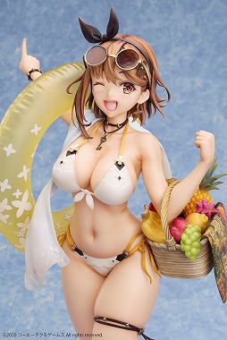 画像ギャラリー No.008のサムネイル画像 / 水着姿のライザが1/4スケールのフィギュアになって登場。高さ約44.9cmの大ボリュームで,予約受付も本日開始に