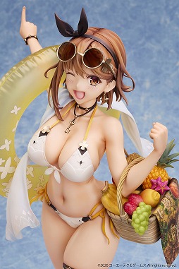 画像ギャラリー No.009のサムネイル画像 / 水着姿のライザが1/4スケールのフィギュアになって登場。高さ約44.9cmの大ボリュームで,予約受付も本日開始に
