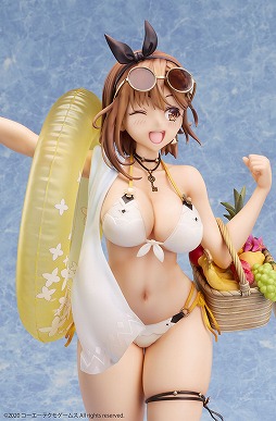 画像ギャラリー No.010のサムネイル画像 / 水着姿のライザが1/4スケールのフィギュアになって登場。高さ約44.9cmの大ボリュームで,予約受付も本日開始に
