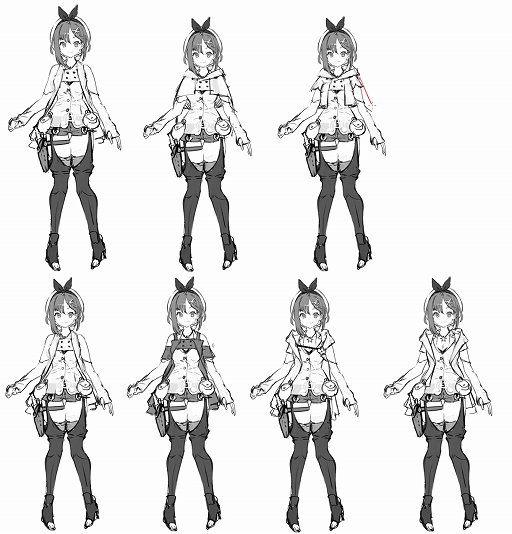 画像ギャラリー No.039のサムネイル画像 / ライザの成長した姿を描くのは，針に糸を通すような仕事。「ライザのアトリエ２」キャラクターデザインをイラストレーターのトリダモノ氏に聞く