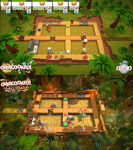 画像ギャラリー No.002のサムネイル画像 / 「Overcooked! All You Can Eat」が次世代機向けに開発中。シリーズ全作品を詰め込んだ厨房マネジメントの総集編