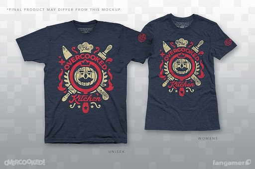 画像ギャラリー No.003のサムネイル画像 / 「Overcooked!」のTシャツとピンバッジセットが発売中
