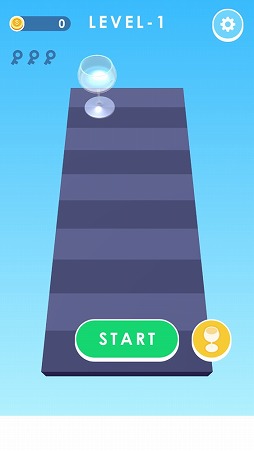 画像ギャラリー No.001のサムネイル画像 / グラスを目指してボールを投げよう。「Pong Toss 3D」を紹介する「（ほぼ）日刊スマホゲーム通信」第2358回