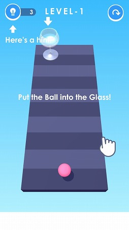 画像ギャラリー No.002のサムネイル画像 / グラスを目指してボールを投げよう。「Pong Toss 3D」を紹介する「（ほぼ）日刊スマホゲーム通信」第2358回