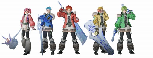画像ギャラリー No.007のサムネイル画像 / 「PSO2 ニュージェネシス」の新WebCM“氷壁を穿つ五つの志 30秒紹介ムービー”公開。物語のキーとなる5人のキャラクターが登場