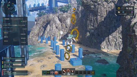 画像ギャラリー No.005のサムネイル画像 / 「PSO2 ニュージェネシス ver.2」でソニックバースデーイベントが開催に。フィールド上に設置されたリングを集めるコラボクエストも登場