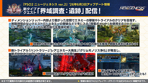 画像ギャラリー No.008のサムネイル画像 / 「NGS ver.2」公式番組まとめ。「にじさんじ」コラボ第4弾は,2026年6月3日から。5周年記念イベント「真・超星譚祭」の開催情報も