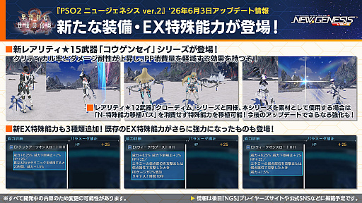 画像ギャラリー No.009のサムネイル画像 / 「NGS ver.2」公式番組まとめ。「にじさんじ」コラボ第4弾は,2026年6月3日から。5周年記念イベント「真・超星譚祭」の開催情報も