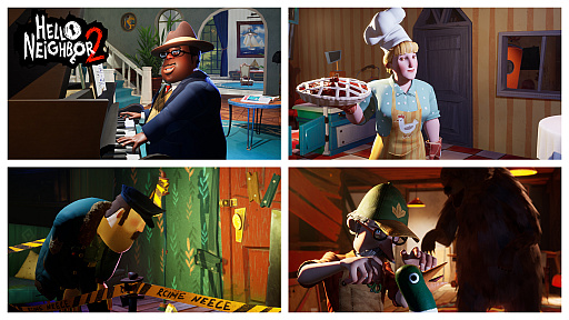 画像ギャラリー No.005のサムネイル画像 / 「Hello Neighbor 2」の12月6日発売がアナウンス。AI学習する“キモい隣人”との追いかけっこが再び！