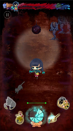 画像ギャラリー No.005のサムネイル画像 / iOS向け縦スクロールアクションホラー「まどろみがえり」が配信開始