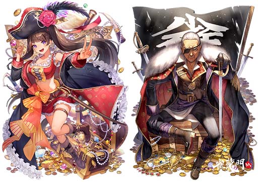 画像ギャラリー No.004のサムネイル画像 / 「雀龍門M」,イベント“出航!雀龍門海賊団”に堺明奈&仙覚寺十蔵が登場。期間限定のイベントショップもOPEN