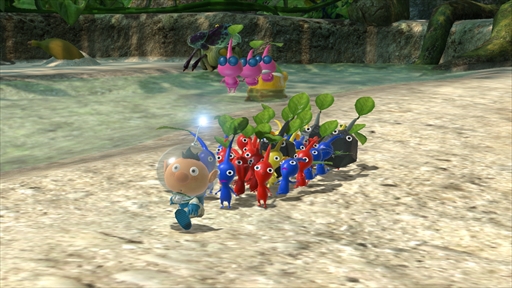 画像ギャラリー No.005のサムネイル画像 / Switch用ソフト「ピクミン3 デラックス」の発売前に小さく不思議な生き物・ピクミンの働きぶりをおさらい