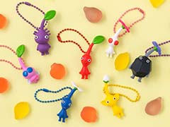 「ピクミン マスコット＆フルーツグミ」が本日発売。赤，黄，青，岩，紫，白，羽ピクミンの7種がラインナップ