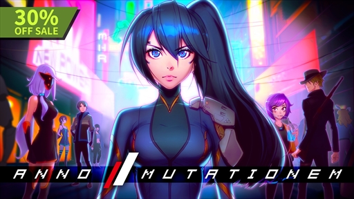 画像ギャラリー No.002のサムネイル画像 / サイバーパンクアクションADV「ANNO: Mutationem」,“ニューゲーム+”や新EDなどを追加するアップデート情報を公開。PC版のセール情報も