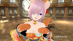 画像ギャラリー No.002のサムネイル画像 / 「FGO Waltz」,タマモキャットをモチーフにした楽曲・笑顔 glory dayの映像とマシュの新ドレスが公開に