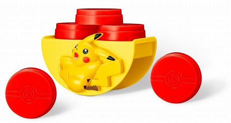 画像ギャラリー No.014のサムネイル画像 / マクドナルドのハッピーセットに「ポケモン」が登場。ピカチュウモチーフの玩具全6種が6月11日から約4週間の期間限定で販売